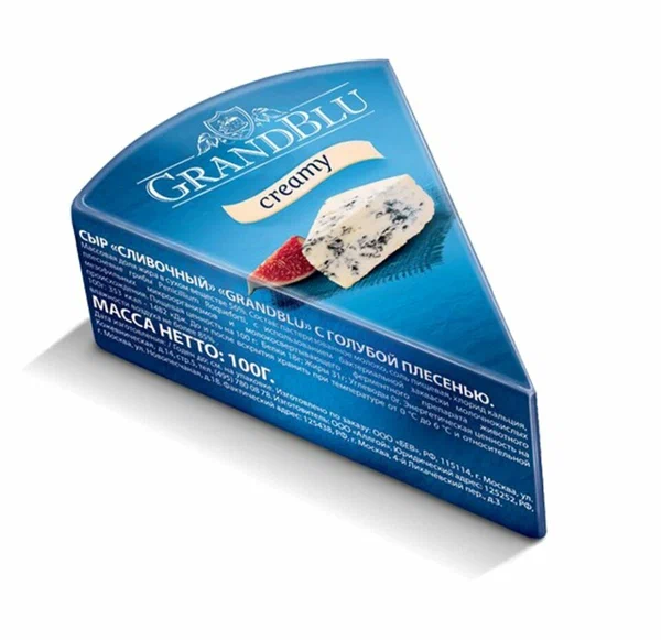 ГрандБлю сливочный сыр с голубой плесенью 100г