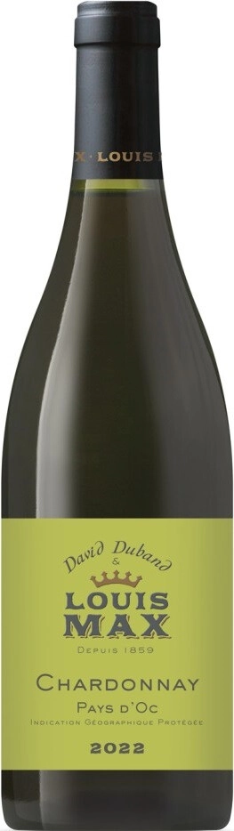 Луи Макс энд Давид Дюбан Пэи д'Ок Шардоне сухое белое 0,75 л. 13,5% Вино сортовое ординарное регион Лангедок-Руссильон (Окситания) ИЖП