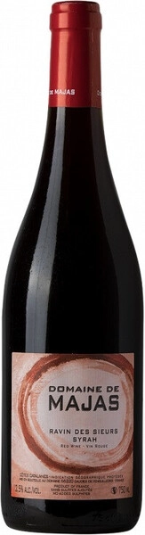 Домен де Мажас Сира Равен де Сьерс красное сухое 0,75 л. 12,5% Вино ЗГУ регион Кот Каталан категория IGР красное сухое