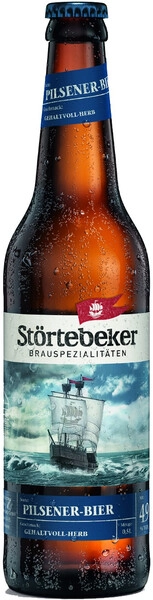 Штёртебекер Пилзенер-Бир 0,5 л. бут. 4,9% Пиво светлое непастериз. фильтров. ячмен.