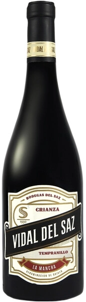 Видаль дель Саз Темпранильо Крианца сухое красное 0,75 л. 13% Вино сортовое выдержанное категории Д.О.П.