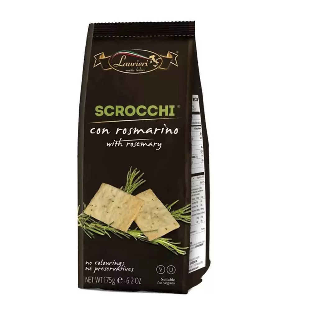 Крекеры Скроччи с розмарином Лауриери 175 г