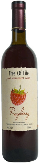 Дерево жизни Малина 0,75 л. 12% Плодовая алкогольная продукция полусладкая