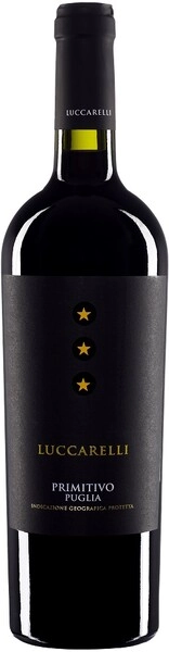Примитиво Пулия Луккарелли красное полусухое рег.Пулия кат.IGT 0,75 13,5%-14% Вино защищ.геогр.указания