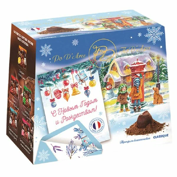 Матез Трюфели классические НГ 160 г Набор конфет