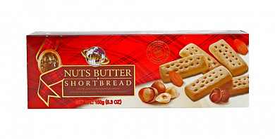 Шотландское печенье с орехамим SHORTBREAD 150 г