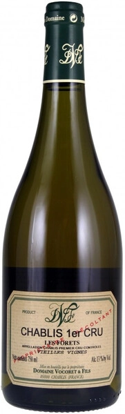 Домен Вокоре & Фис Шабли Премье Крю Ле Форе Вьей Винь 2023 белое сухое 0,75 л. 13% Вино сортовое выдержанное