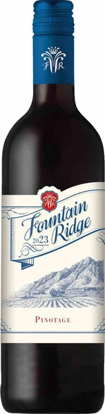 Вестерн Кейп Фаунтейн Ридж Пинотаж сухое красное 0,75 л. 13% Вино сортовое