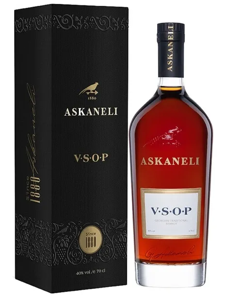 Асканели VSOP 7 лет в п/у 0,7 л. 40% Коньяк грузинский марочный выдержанный "КВ"