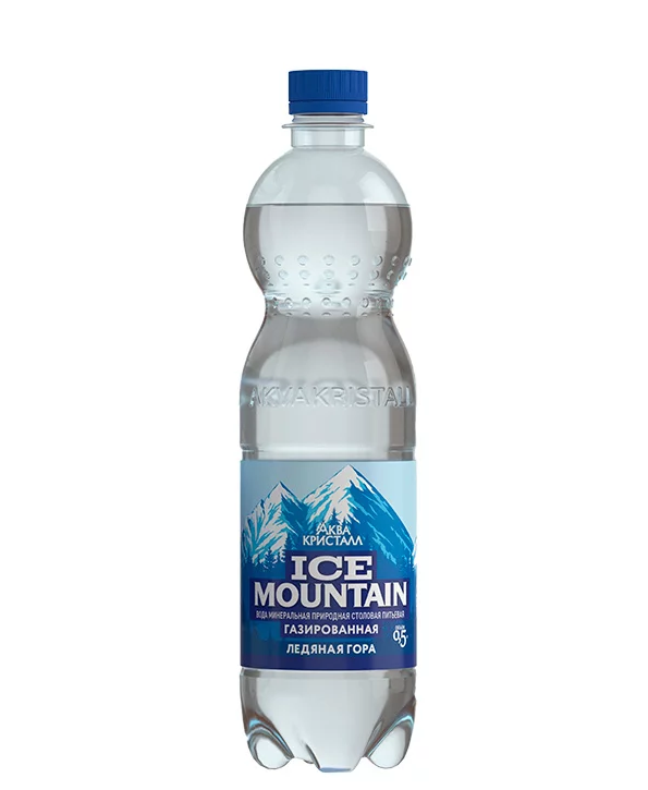 Айс Маунтин Газированная ПЭТ 0,5 л. Вода минеральная