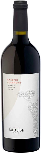 Усадьба Мезыбь Каберне Совиньон красное полусухое 0,75 л. 14,8% Вино российское с ЗГУ