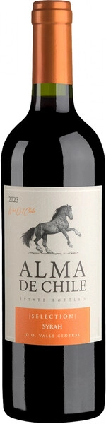 Альма де Чили Селекшн Сира сухое красное 0,75 л. 12,5% Вино ординарное сортовое