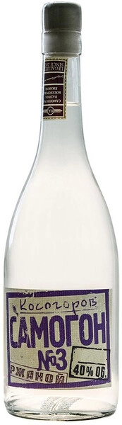 Косогоров самогон № 3  0,5 л. 40% Спиртной напиток ржаной