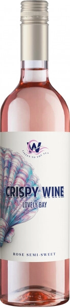 Криспи Вайн Лавли Бэй розовое полусладкое 0,75 л. 10,5%