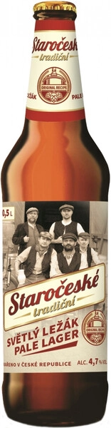 Старочески традични темное лагер 0,5 л. ж/бан. 4,8% Пиво 
