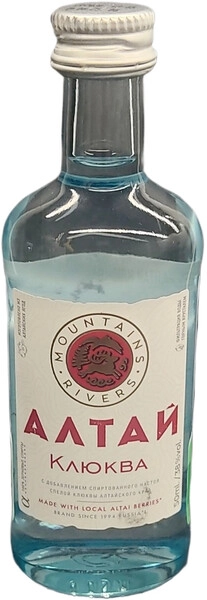 Алтай Клюква 0,05 л. 38% Настойка горькая