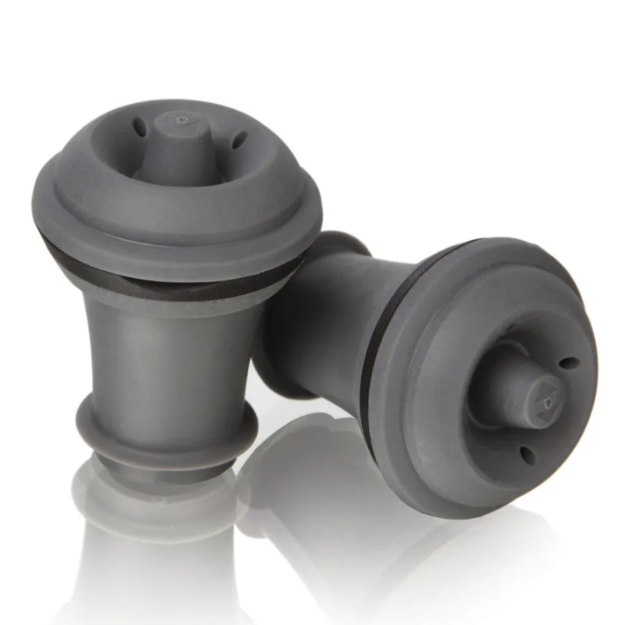 Пробка вакуум. д/вина 2 шт. + помпа абс-пластик, резина L=20, В=8,5см VACUVIN