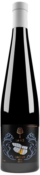 Ле К2 Вассал белое сухое 0,75 л. 14% Вино российское с ЗГУ 