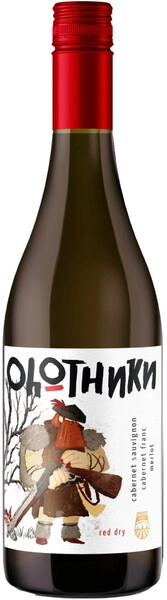 Агора Охотники красное сухое 0,75 л. 13% Вино российское с ЗГУ