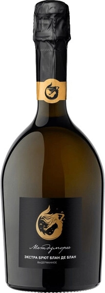 Междуморье Блан де Блан белое экстра брют 0,75 л. 10,5% Вино игристое выдержанное с ЗНМП