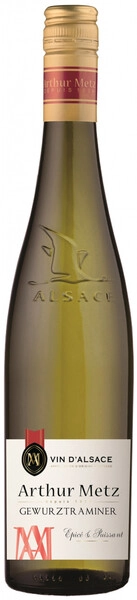 Артур Метц Гевюрцтраминер Эльзас полусухое белое 0,75 л 13% Вино ЗНМП
