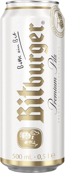 Битбургер 0,5 л. ж/бан. 4,8%  Пиво светлое 