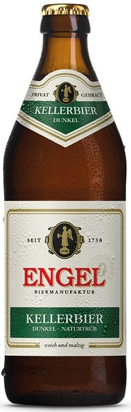 Энгель Келлербир Дункель (Пиво из погребка темное) 0,5 л. 5,3% Пиво пастер. нефильтр. темное