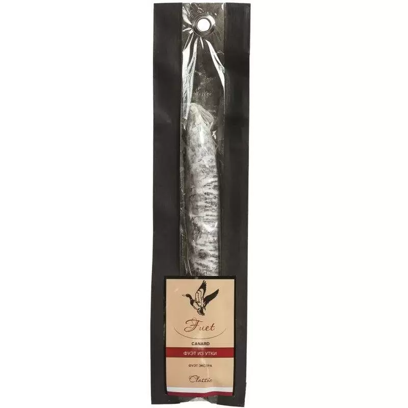 Фуэт CANARD из утки c апельсином колбаса полусухая сыровяленая 120 г