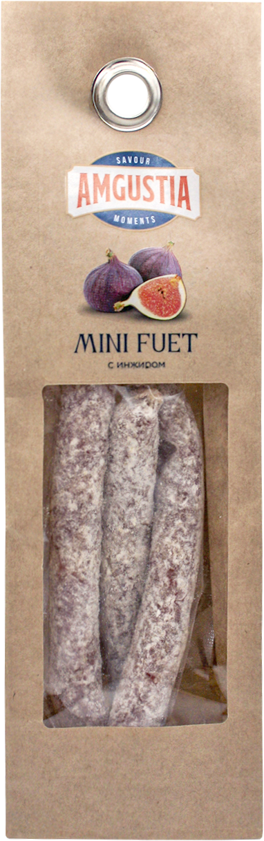 Мини фуэт колбаски с инжиром с/в 60 г. AMGUSTIA