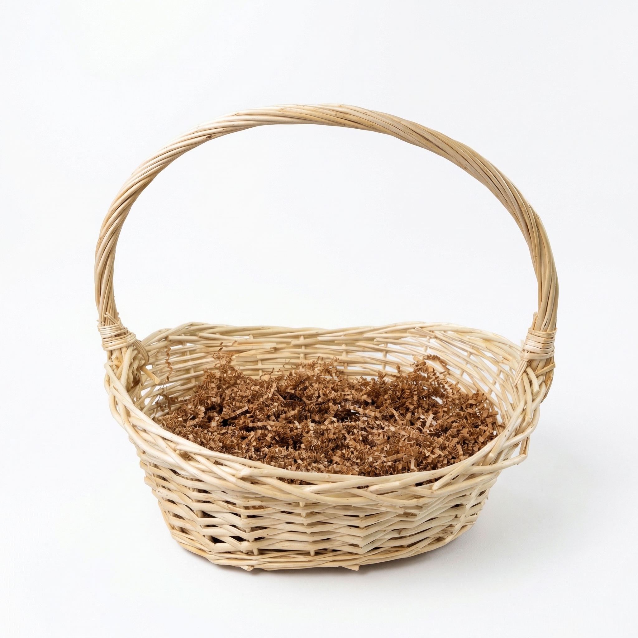 Корзина плетеная (Ива) 39*34*17 выбеленный 