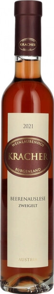 Крахер Цвайгельт Бееренауслезе 2021 красное сладкое 0,375 л. 10% Вино ординарное сортовое