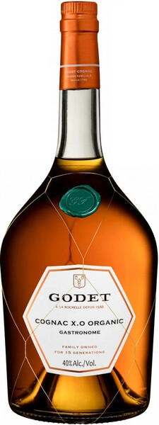 Годэ Гастроном Органик XO  0,7 л. 40%  Коньяк 