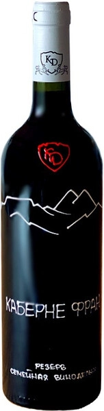 КД Каберне фран 2019 сухое красное 0,75 л. 13% Вино