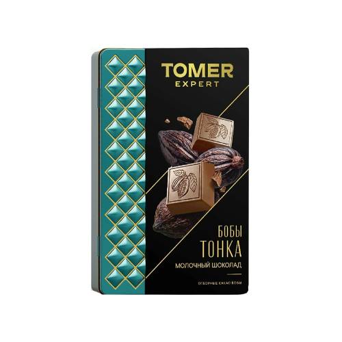 томер молочный шоколад бобы тонка в мет/уп. 90гр  картинка