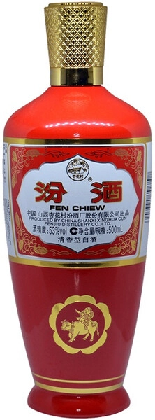 Байцзю Фэньцзю Хонгпинг 0,5 л. 53% Напиток спиртной зерновой дистиллированный купажированный