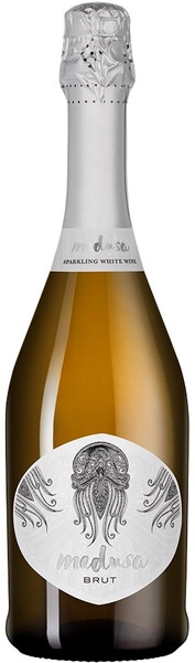 Медуса брют белое 0,75 л. 11% Вино игристое