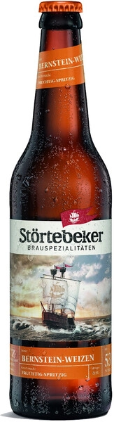 Штёртебекер Бернштайн-Вайцен 0,5 л. бут. 5,3% Пиво светлое непастеризованное нефильтрованное 