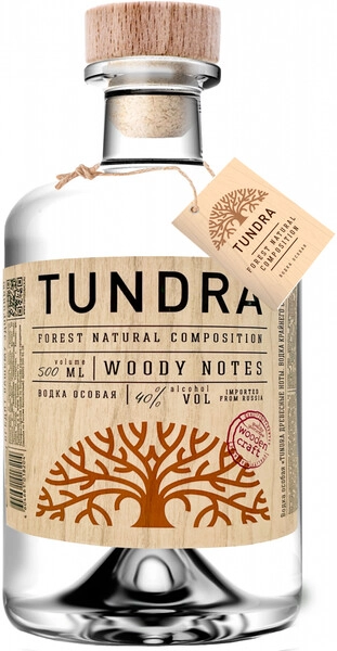 Тундра Древесные Ноты 0,5 л. 40% Водка особая