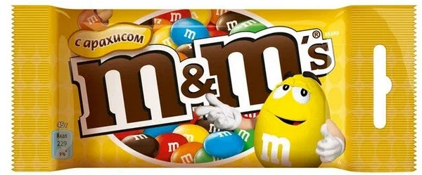 Драже М&М с арахисом 45г