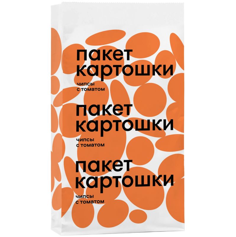 Чипсы картофельные Пакет картошки с томатом 100г.