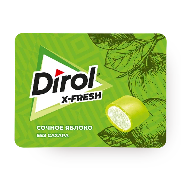 Дирол Х Fresh Сочное Яблоко ж/р 16 гр