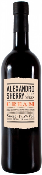 Алехандро Крим 0,75 17% Вино ликерное (херес)