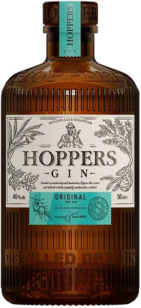 Хопперс Ориджинал Драй 0,5 л. 40% Джин сухой дистиллированный