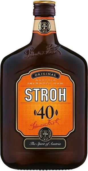 Штро 40 0,5 л. 40% Спиртной напиток (ром)