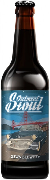 Джоус Овсяный Стаут 0,5 л. бут. 5,2% Пиво фильтрованное непастеризованное темное