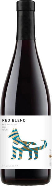 Вилла ди Альма Ред Бленд красное сухое 0,75 л. 14% Вино органическое