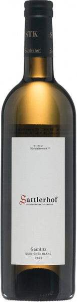 Заттлерхоф Зюдштайермарк ДАК Гамлиц Совиньон блан 2022 сухое белое 0,75 л. 12% Вино сортовое выдержанное 