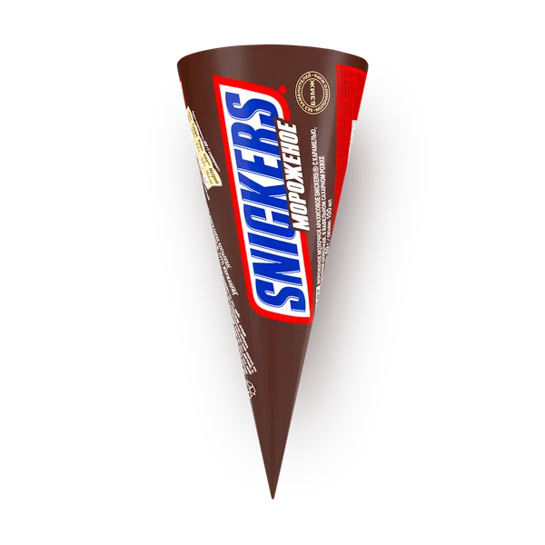 Рожок Сникерс 69 г.