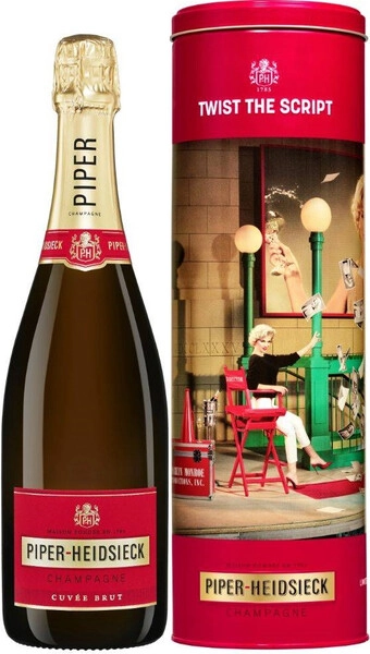 Шампань Пайпер-Хайдсик Брют 2021 в п/у Мэрилин Монро белое брют 0,75 л. 12% Вино игристое