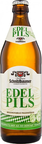 Шницельбаум Эдель Пилс 0,5 л. бут. 4,9% Пиво светлое пастериз. фильтров. 